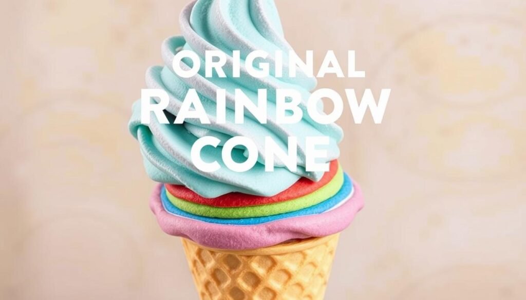 original rainbow cone