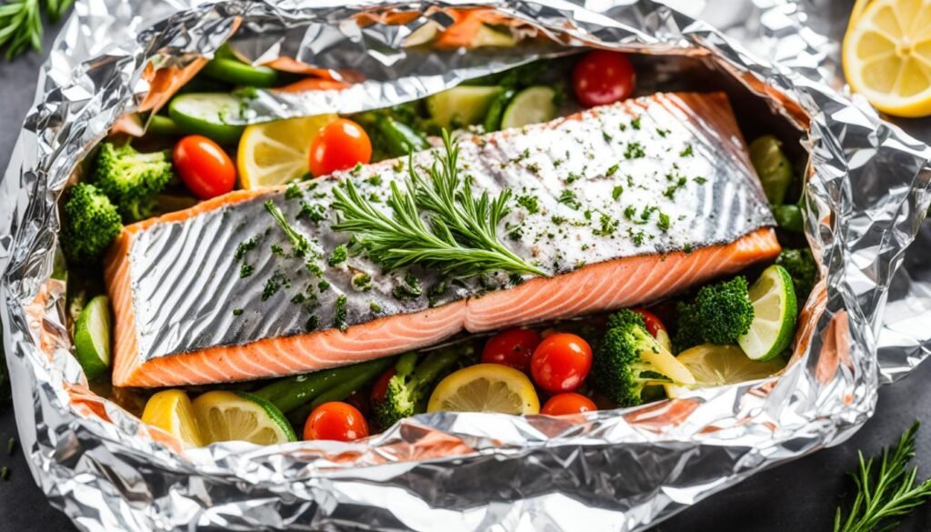 salmon in foil packets
