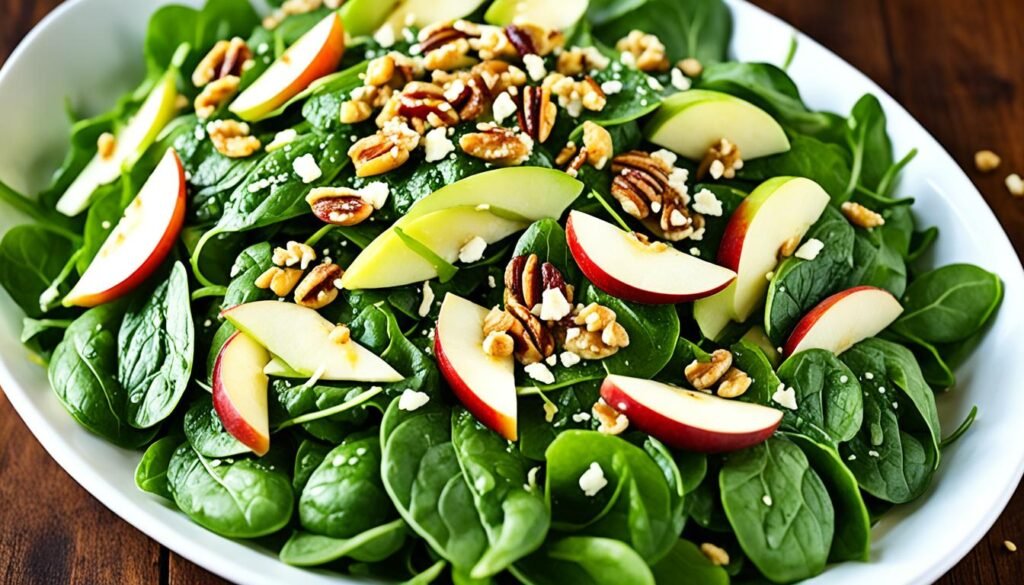 spinach apple salad