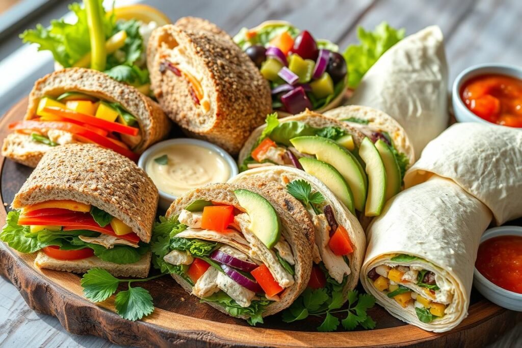 Healthy Sandwiches and Wraps