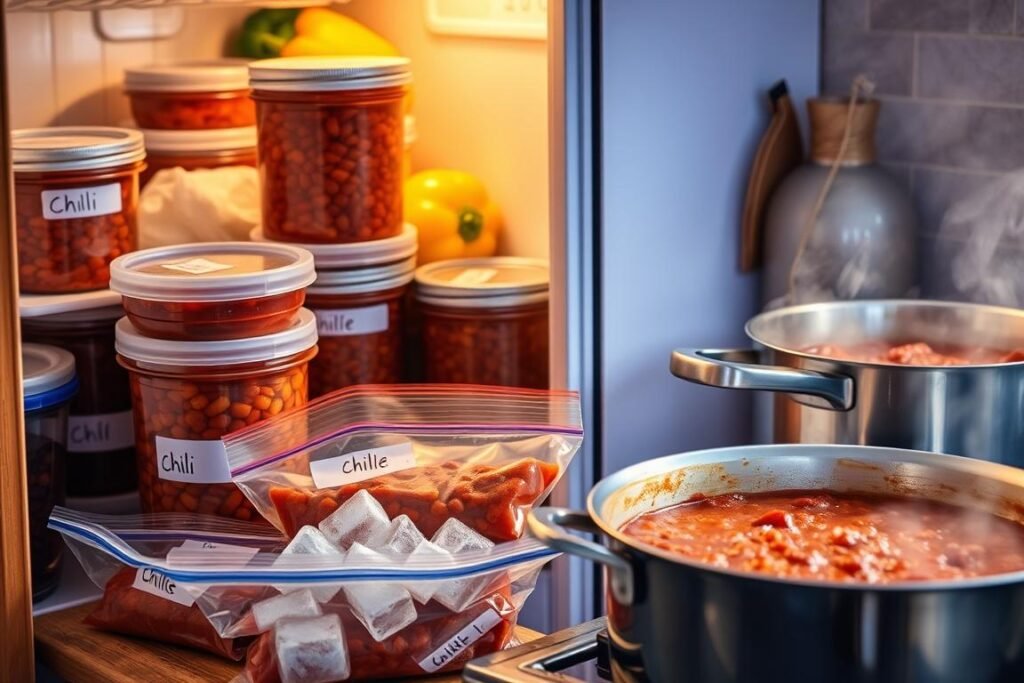 Storing and Freezing Chili