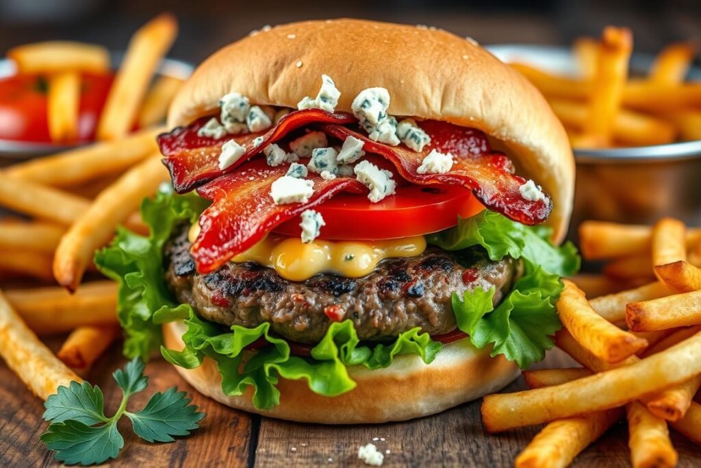 bacon blue burger