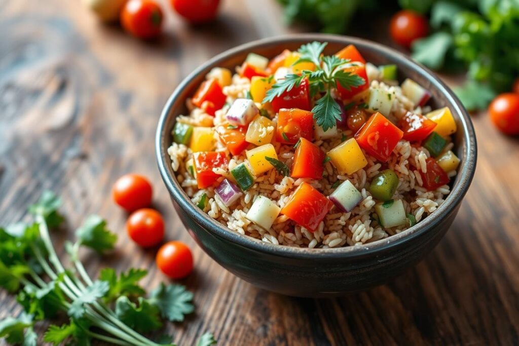brown rice salad