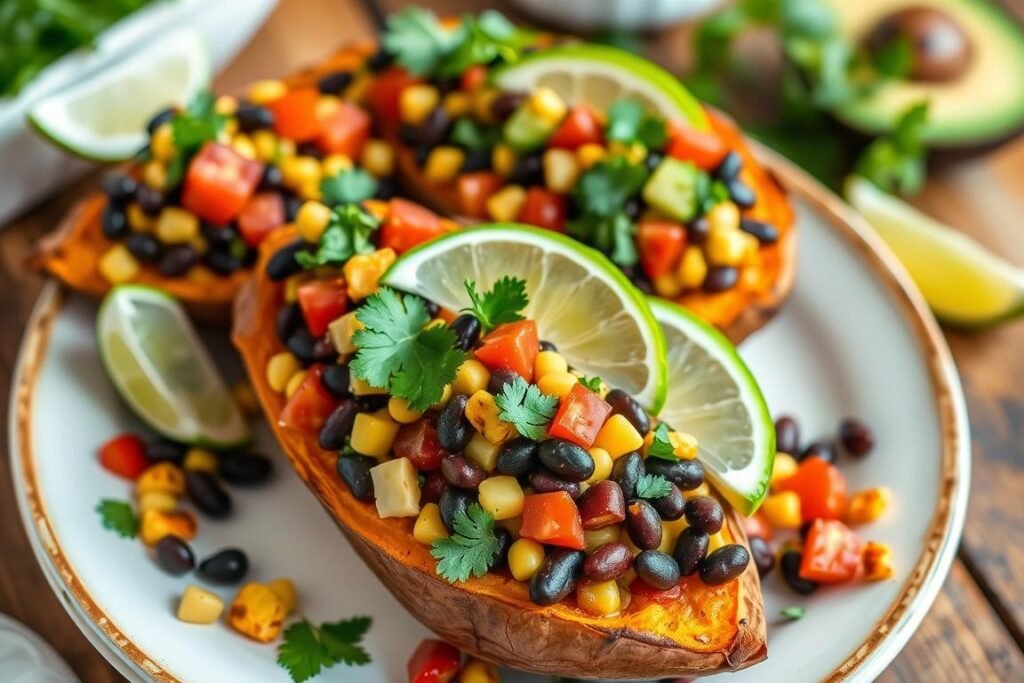 stuffed sweet potatoes