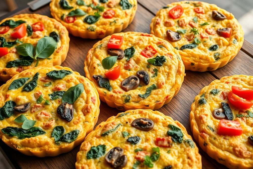 veggie frittatas